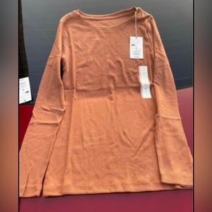 NWT Rusty colored long sleeve shirt XS